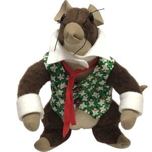 Vintage Christmas Mouse Handmade Amazing Quality Matches Collections 8.5" Doll